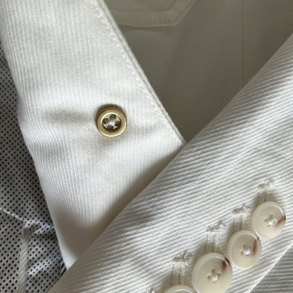 Anthropologie Jacket Fully Lined White Size 2 - Picture 16 of 16